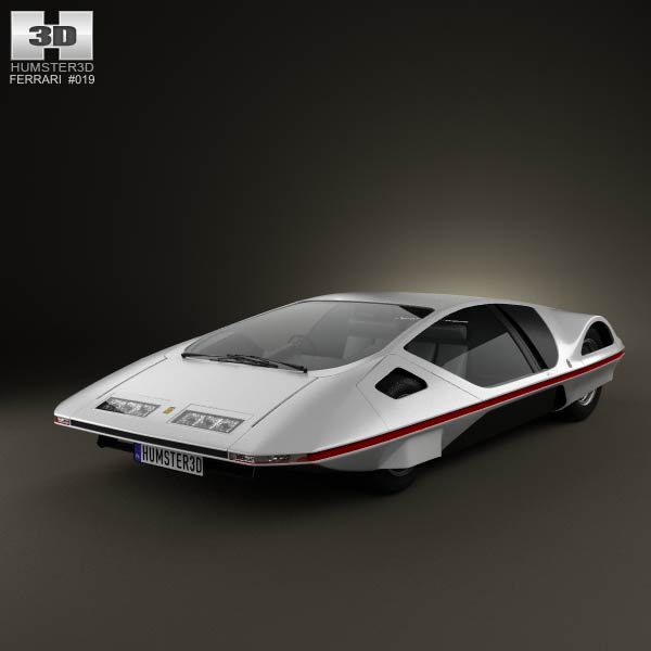 Ferrari 512 S Modulo 1970 3D model