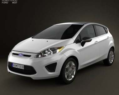 Ford Fiesta Hatchback 5-door (US) 2012 3D Model