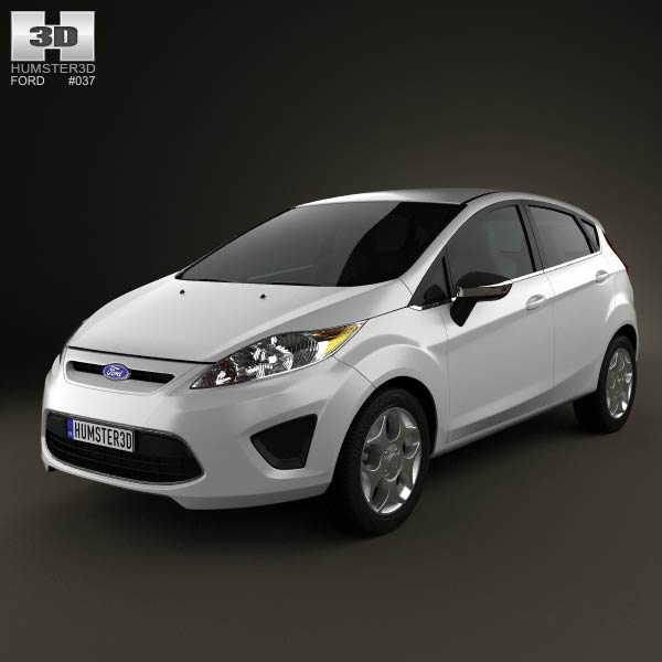 Ford Fiesta Hatchback 5-door (US) 2012 3D model