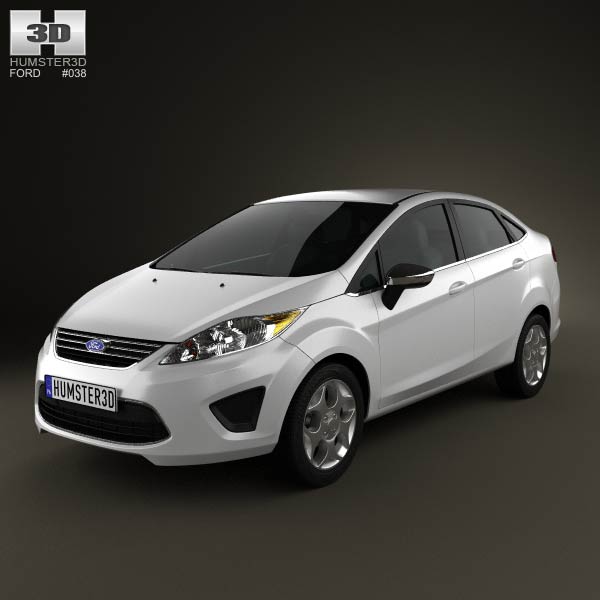 Ford Fiesta Sedan (US) 2012 3D model