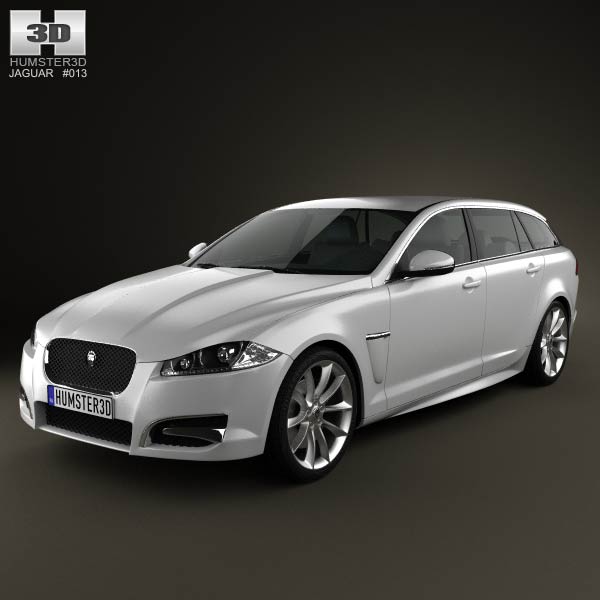 Jaguar XF Sportbrake 2012 3D model