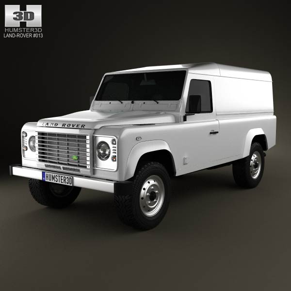 Land Rover Defender 110 hardtop 2011 3D model