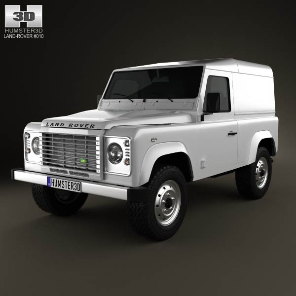 Land Rover Defender 90 hardtop 2011 3D model
