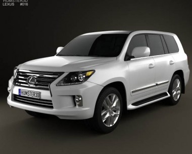 Lexus LX 2013 3D Model