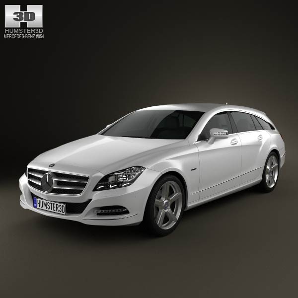 Mercedes-Benz CLS-Class X218 Shooting Brake 2013 3D model
