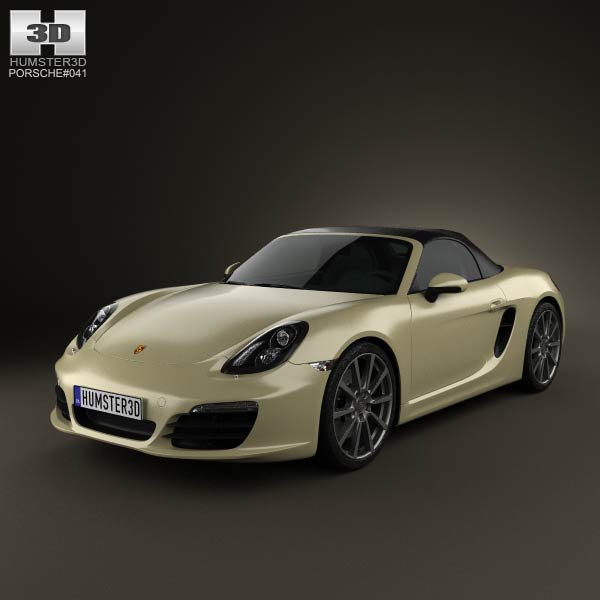 Porsche Boxster S 981 2013 3D model