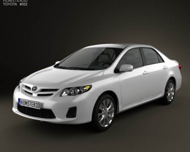 Toyota Corolla LE 2012 3D Model