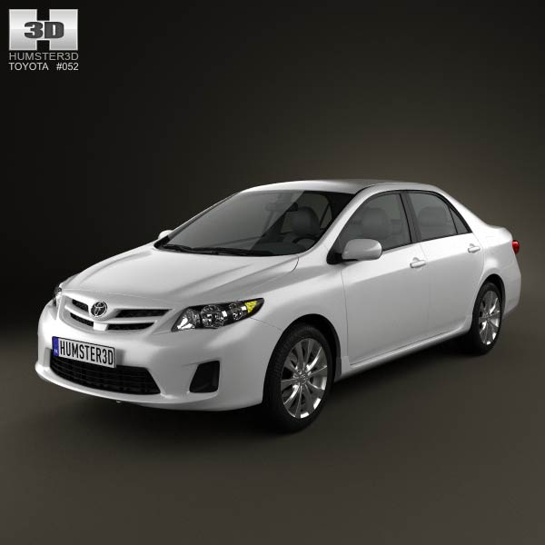 Toyota Corolla LE 2012 3D model