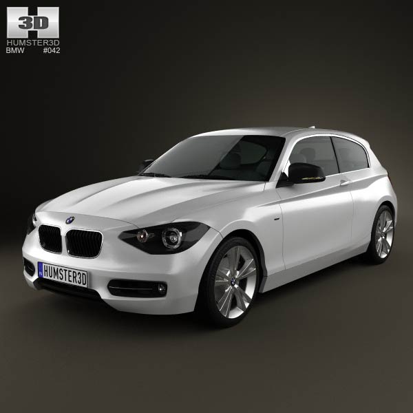 BMW 1 Series (F21) 3-door 2012 3D model