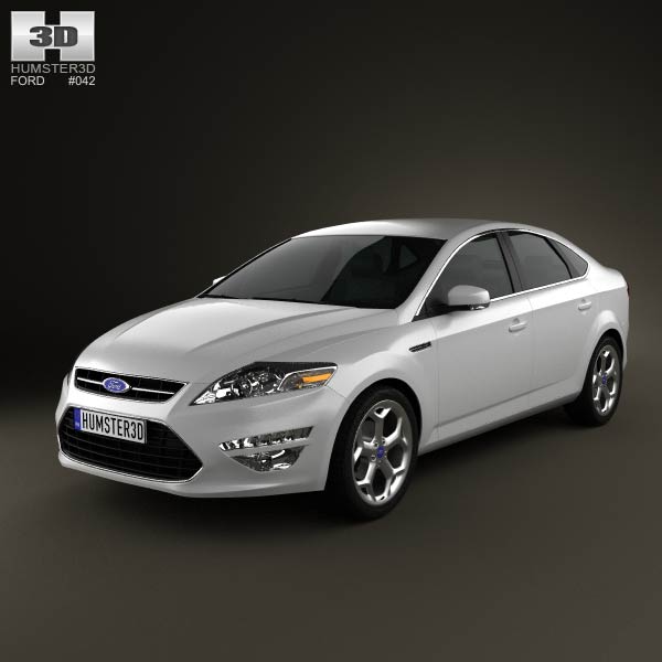 Ford Mondeo sedan Mk4 2011 3D model