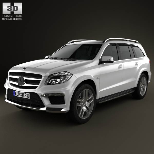 Mercedes-Benz GL-Class X166 AMG 2013 3D model
