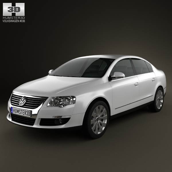 Volkswagen Passat B6 2005 3D model