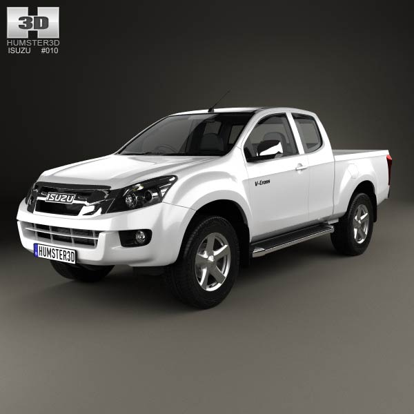 Isuzu D-Max Extended Cab 2012 3D model