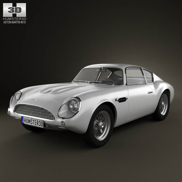 Aston Martin DB4 GT Zagato 1960 3D model