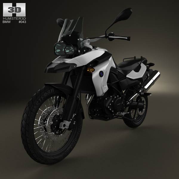BMW F800GS 2008 3D model