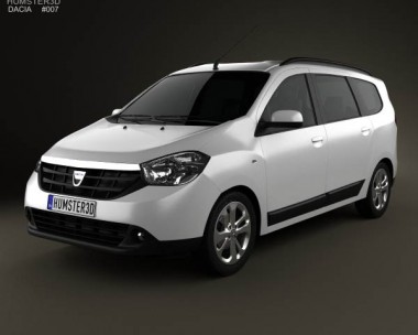 Dacia Lodgy 2012 3D Model