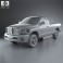 Dodge Ram 1500 Regular Cab Laramie 140-inch Box 2008 3d model