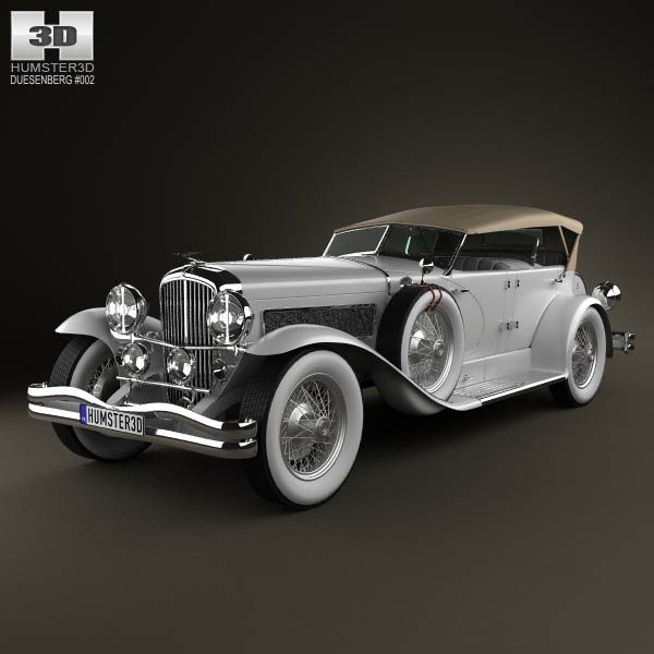 Duesenberg SJ Phaeton LWB LaGrande 1935 3D model