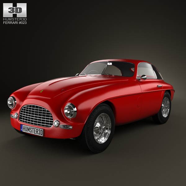 Ferrari 166 Inter Berlinetta 1950 3D model