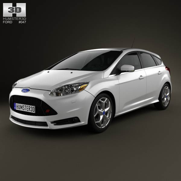 Ford Focus ST 2012 3D model