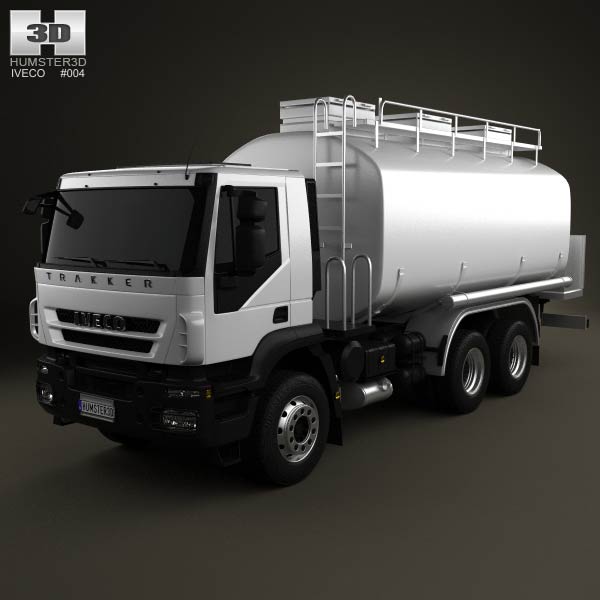 Iveco Trakker Fuel Tank Truck 2012 3D model