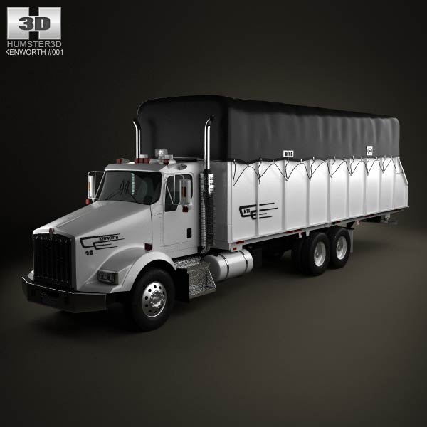 Kenworth T800 Cotton Truck 2011 3D model