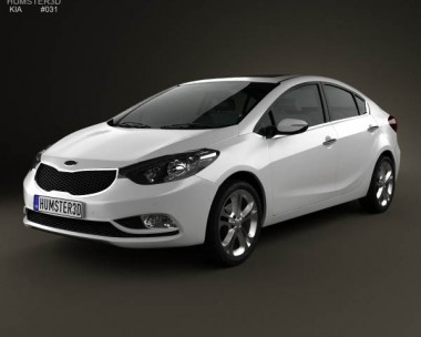 Kia Forte (Cerato / Naza / K3) 2014 3D Model