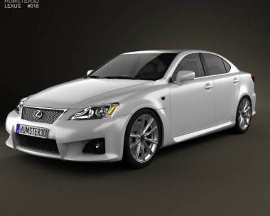 Lexus IS F (XE20) 2012 3D Model