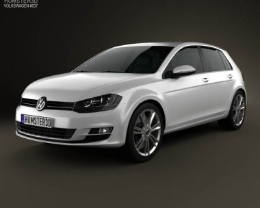 Volkswagen Golf Mk7 5-door 2013 3D Model