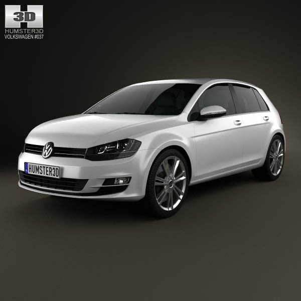 Volkswagen Golf Mk7 5-door 2013 3D model