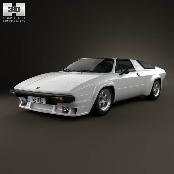 Lamborghini Silhouette P300 1976 3D model