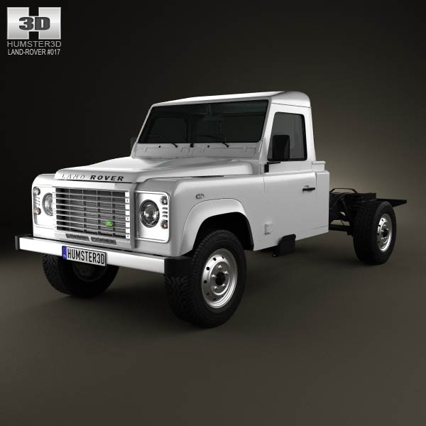 Land Rover Defender 130 Chassis Cab 2011 3D model