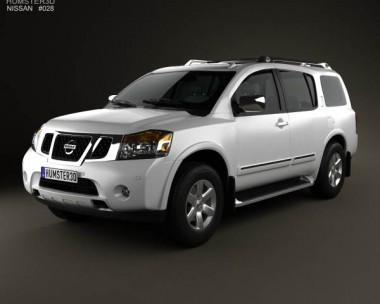 Nissan Armada 2012 3D Model