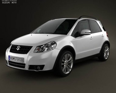 Suzuki (Maruti) SX4 hatchback 2012 3D Model