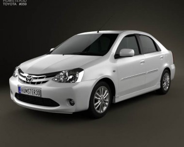 Toyota Etios 2012 3D Model