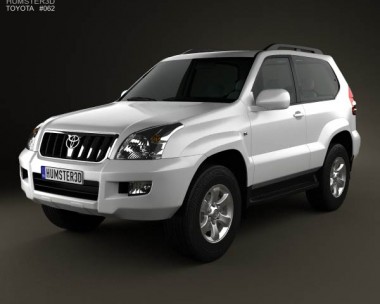 Toyota Land Cruiser Prado (120) 3-door 2009 3D Model