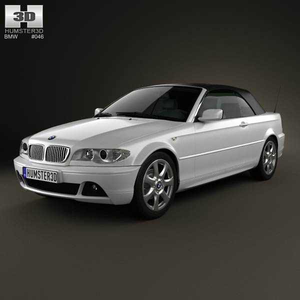 BMW 3 Series convertible (E46) 2004 3D model
