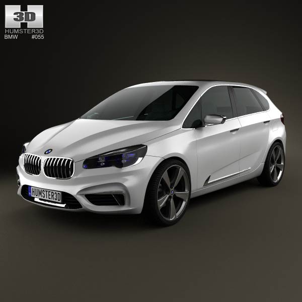 BMW Active Tourer 2012 3D model
