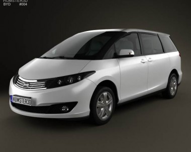 BYD M6 2012 3D Model