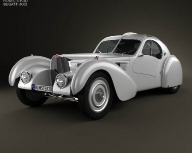 Bugatti Type 57SC Atlantic 1936 3D Model