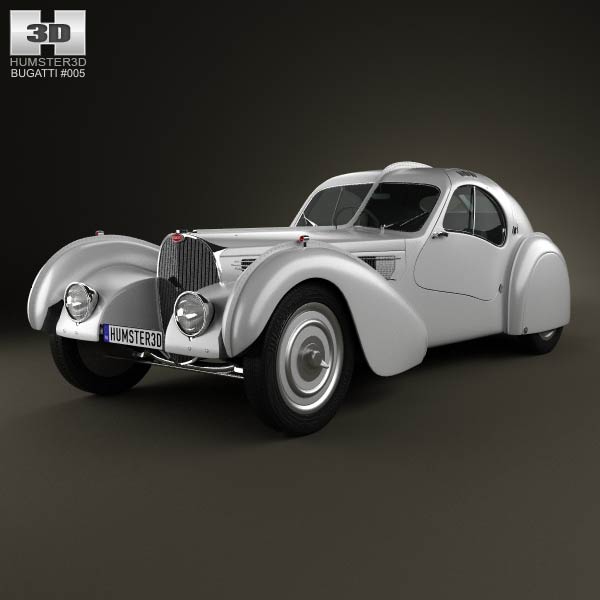 Bugatti Type 57SC Atlantic 1936 3D model