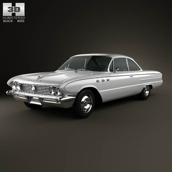 Buick LeSabre 2-door hardtop 1961 3D model