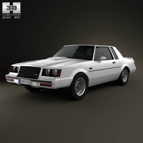 Buick Regal Grand National 1987 3D model
