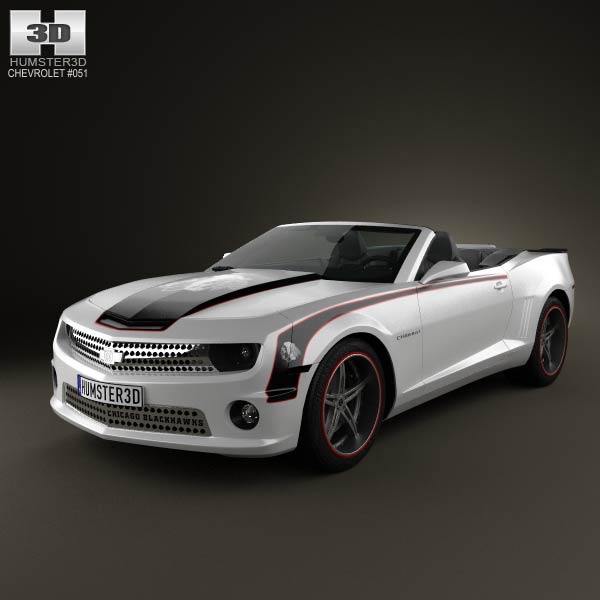 Chevrolet Camaro Black Hawks with HQ Interior 2011 3D model