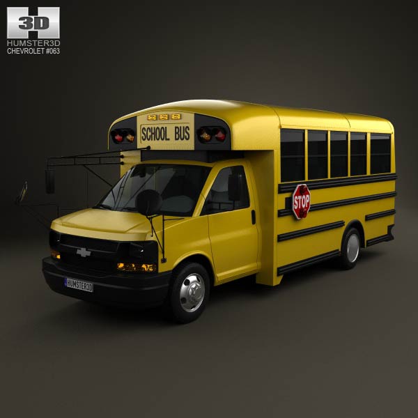 Thomas Minotour School Bus 2012 3D model