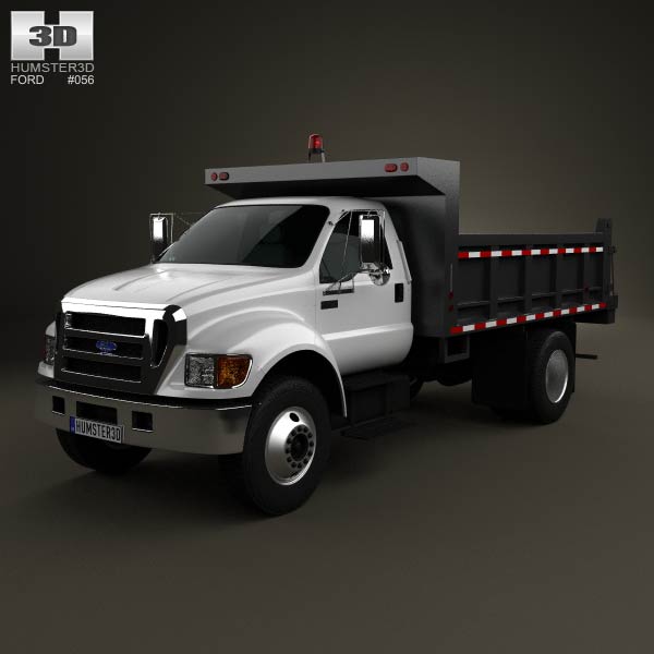 Ford F-650 / F-750 Dump Truck 2012 3D model