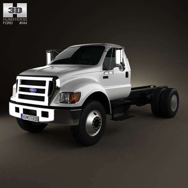 Ford F-650 / F-750 Regular Cab Chassis 2012 3D model