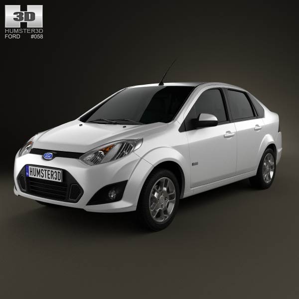Ford Fiesta Rocam sedan (Brazil) 2012 3D model