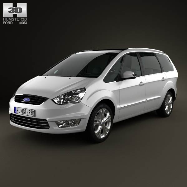 Ford Galaxy (Mk3) 2012 3D model