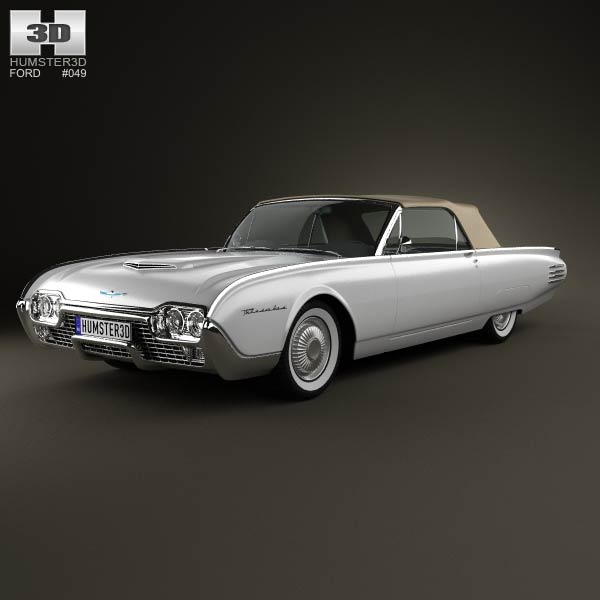 Ford Thunderbird 1961 3D model